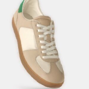 💚🍦ZARA- MIXED CASUAI SNEAKERS WITH FABRIC DETAIL- SIZE 8 - NWT 🍦💚
